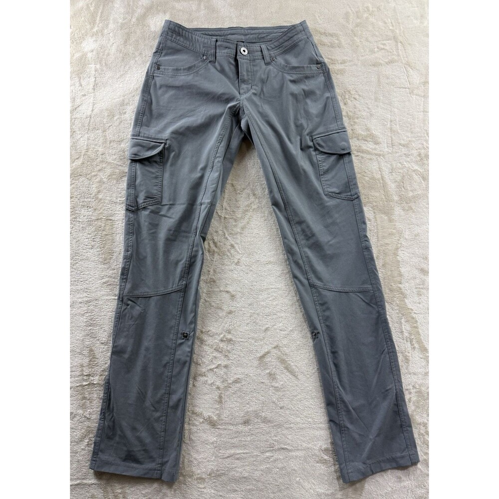 Kuhl Pants Women's Size 2 Reg Gray Straight Leg Radikl Mid Rise Stretch Outdoor
